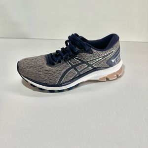 Asics Womens GT 1000 9 1012A651 Gray Running Shoes Sneakers Size 6